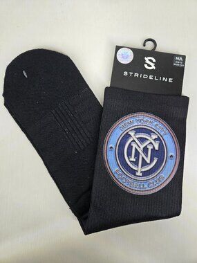 Strideline NYCFC New York City FC Crew Socks Men's M/L Soccer MLS NWT